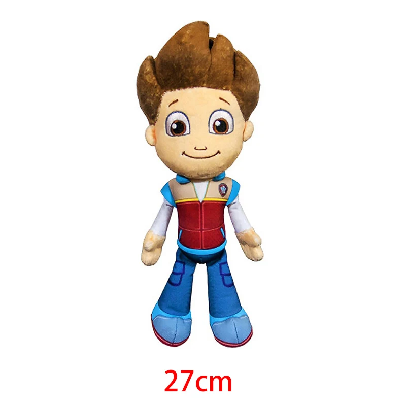 19 ซม.การ์ตูนสุนัข PAW ตุ๊กตา Plush Chase ROCK สัตว์สุนัขการ์ตูนตัวเลขการกระทําภาพยนตร์อุปกรณ์ต่อพ่วงเด็กคริสต์มาสของขวัญ