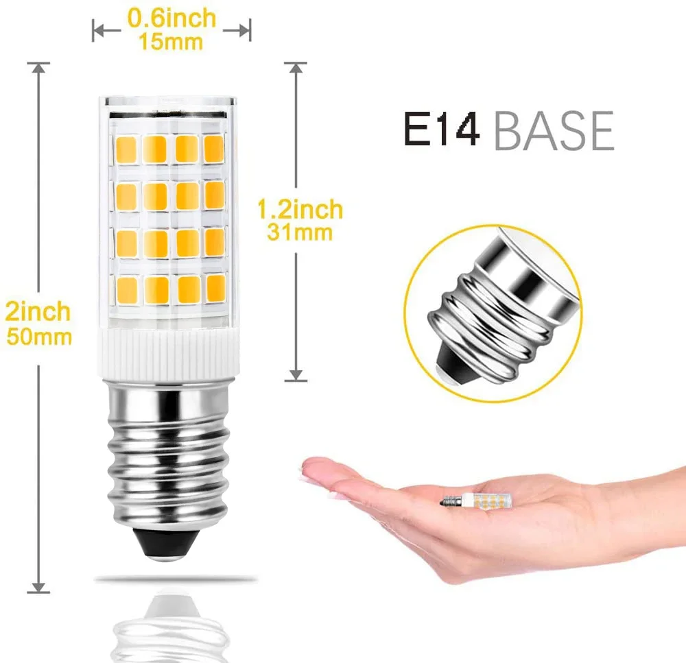 10PCS E14 LED Lamp Bulbs 3W 5W 7W 220V Mini Corn Bulb 360 Degree Beam Angle Warm Cool White Replace Halogen Chandelier Lights