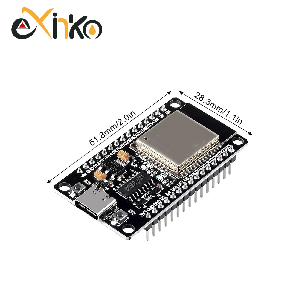 1-10 шт. ESP32 WROOM-32 ESP32-S макетная плата WiFi + Bluetooth-совместимый TYPE-C ESP32 30-контактный ESP32 модуль разработки Nodemcu