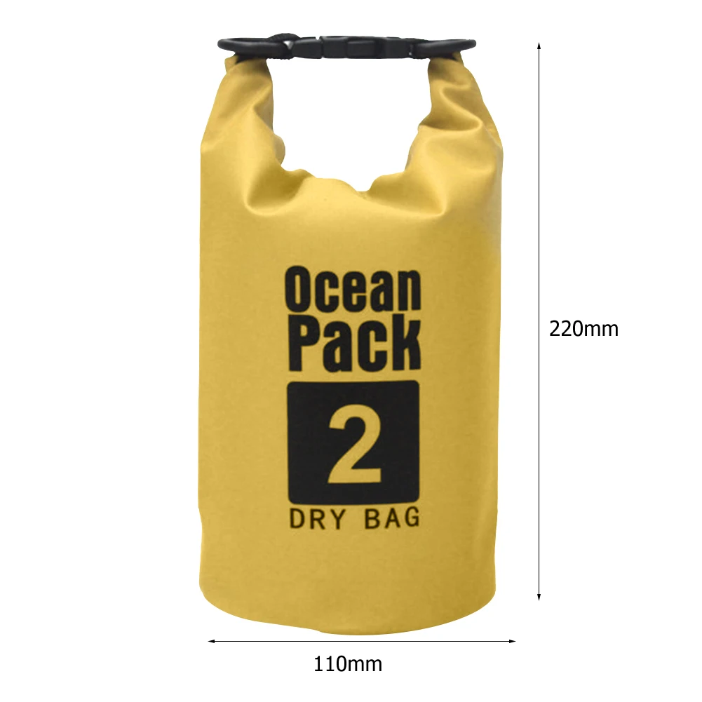 Bolsa seca impermeable para natación, Rafting, Kayak, río, Trekking, navegación, canoa, bolsa de agua flotante, 2L/3L/5L/10L