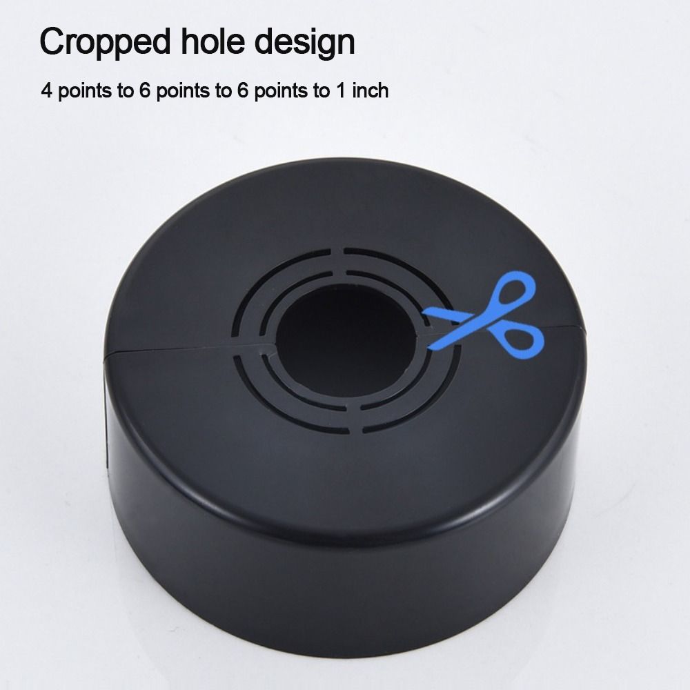 Cubierta decorativa para grifo de ducha, cubierta de brida chapada en ABS, decoración de grifo, cubiertas de pared de tubería ajustables, accesorios de grifo de brida de pared