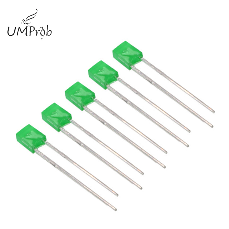 100 Cái/lốc 2X3X4 Vuông 5 Màu Ngắn-Chân Váy Kiểu Sáng Đèn LED LED Trong-Dòng Hạt Đèn