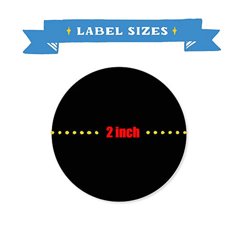 120-300Pcs/roll Waterproof Chalkboard Sticker Kitchen Spice Mark Label Stickers Home Jars Bottles Tags Blackboard Labels Sticker