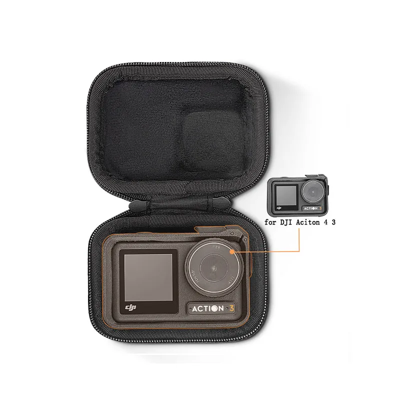 Portable Mini Bag for DJI Osmo Action 5 Pro 3 4 GoPro 13 12 11 10 Insta360 Ace Pro Waterproof Storage Bag Protective Case