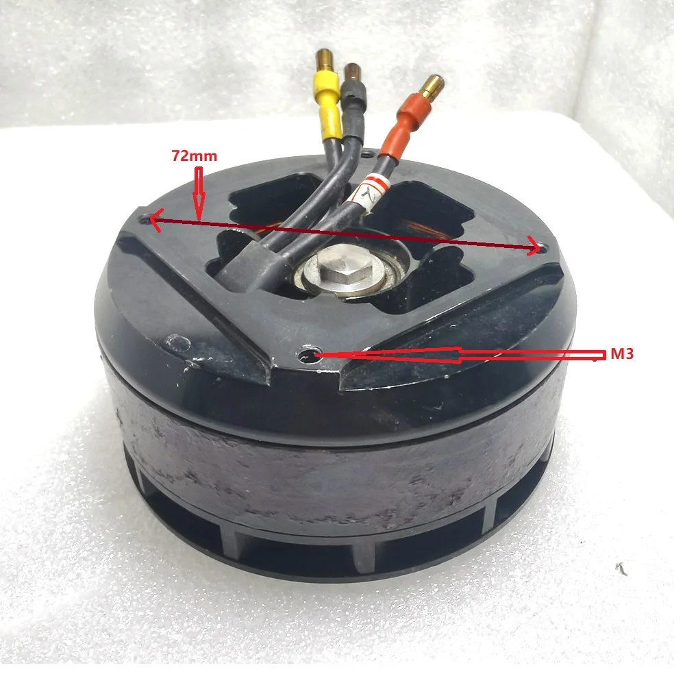 Motor sem escova multirotor 9240 (8318) de segunda mão atualizado com rolamento maior para vida útil estendida
