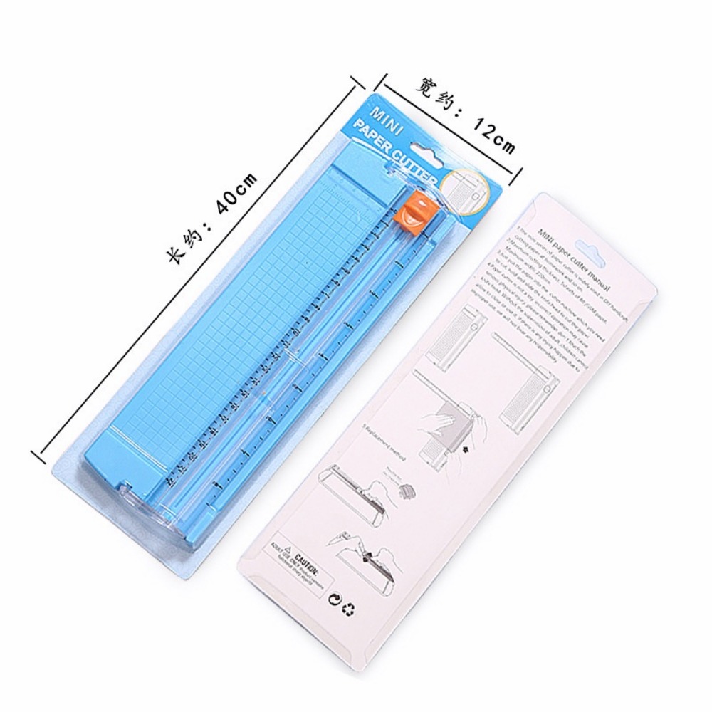 Mini Portable Paper Cutter A3 A4 Photograph Photoprint Card Cutter Replaceable Spare Blade Student School Office Stationery