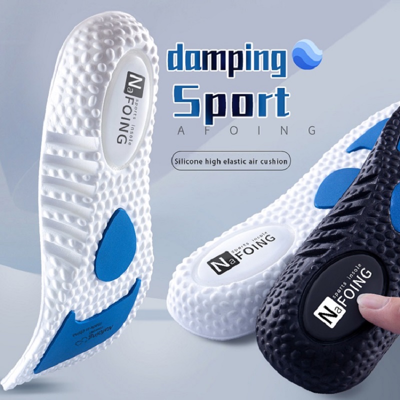 Sport Einlegesohlen für Schuhe Sohle Stoßdämpfung Deodorant Atmungsaktive Kissen Laufende Einlegesohlen Für Füße Mann Frauen Massage Pflege Pads