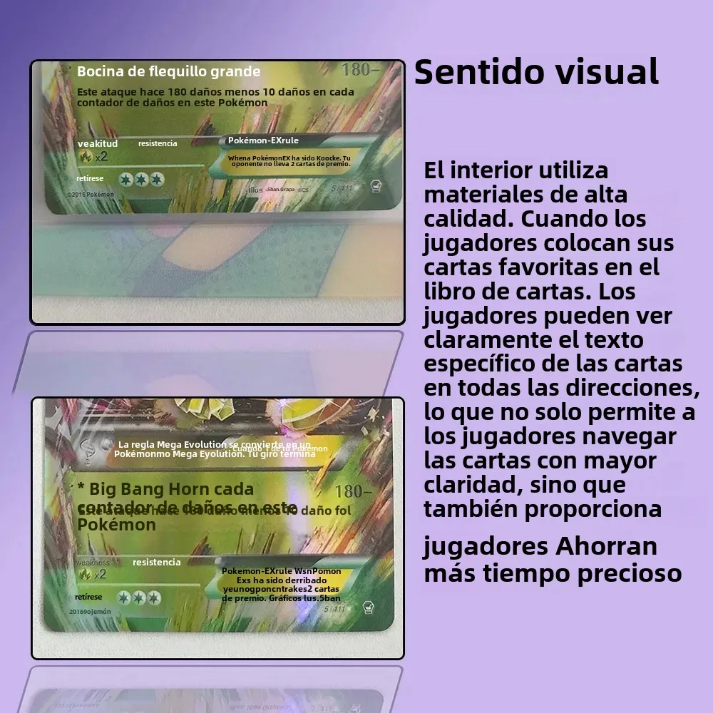 Carpeta con soporte de Charizard 2024, carpeta de colecciones, cuaderno Protector de tarjetas de Anime para álbum de Pokemones, libro de tarjetas de 240 Uds.