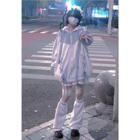 Sudaderas con capucha Y2K para mujer, ropa Harajuku kawaii, sudadera de gran tamaño, chaqueta gótica de moda informal japonesa nuevos 2023