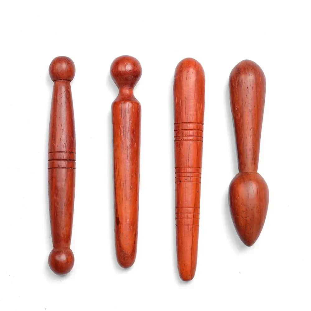 1/4 Uds. Masajeador de pies, herramienta de regalo para pies, herramientas de acupresión, pluma de acupuntura, palo de masaje de madera, herramientas de masaje corporal
