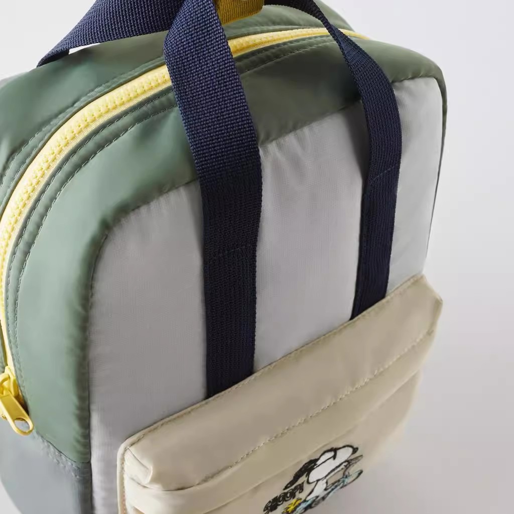 Novo original dos desenhos animados snoopy mochila saco de escola do jardim de infância presente
