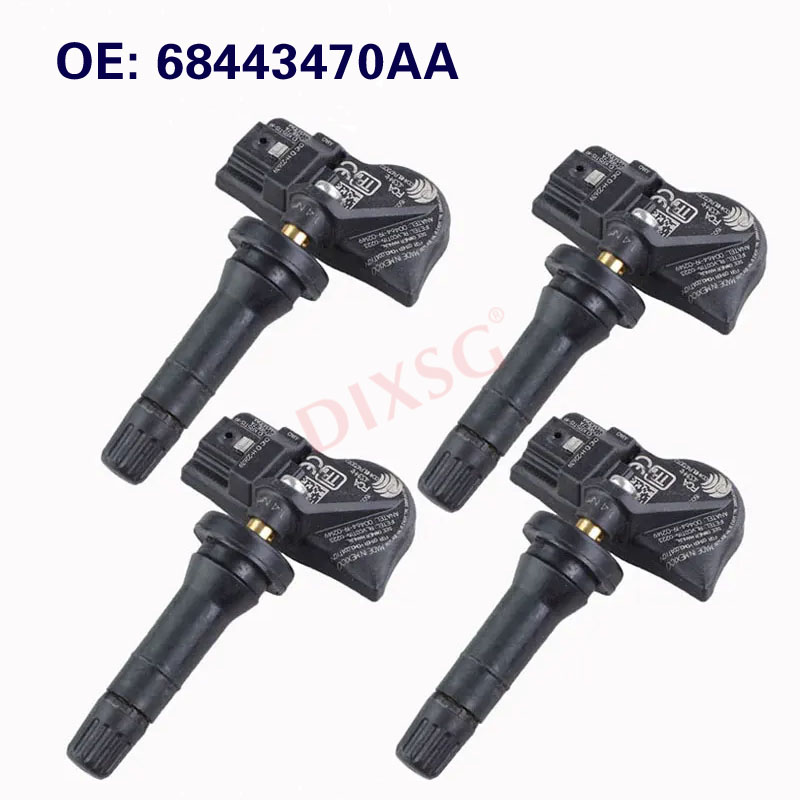 เซ็นเซอร์วัดแรงดันลมยาง TPMS 433MHZ 68443470 AA สําหรับ 2018-2021 Jeep Grand Cherokee WK สําหรับ 2018-2021 Dodge Durango