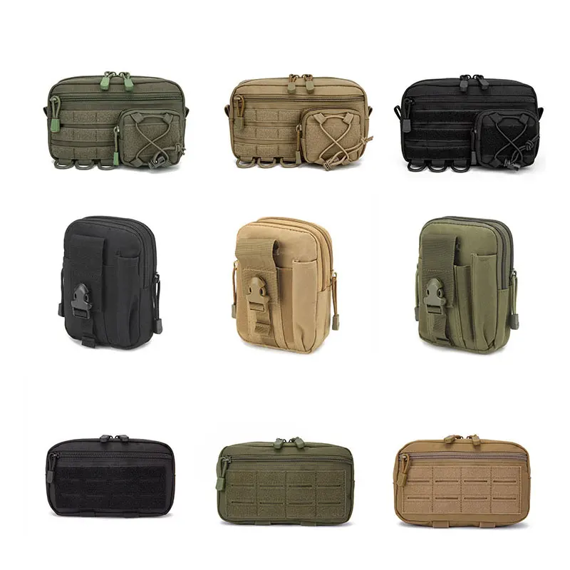 Nuevo Molle Utility EDC riñonera cinturón bolsa táctica bolsa de primeros auxilios médicos bolsa de cinturón bolsa de caza para deportes al aire libre bolsa de utilidad