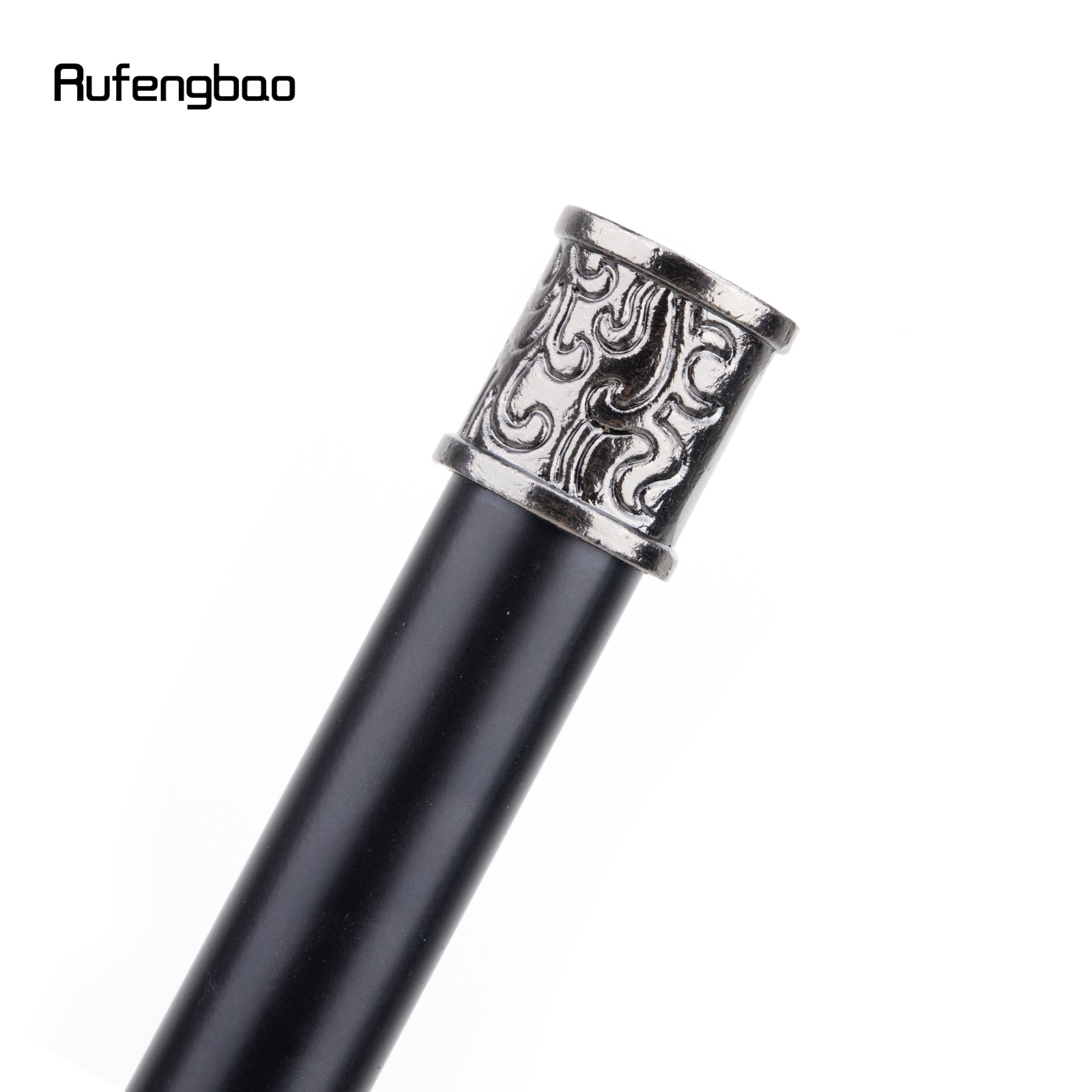 Cabeça de crânio steampunk luxo única articulação bengala com placa escondida auto defesa cana cosplay crosier vara 93cm