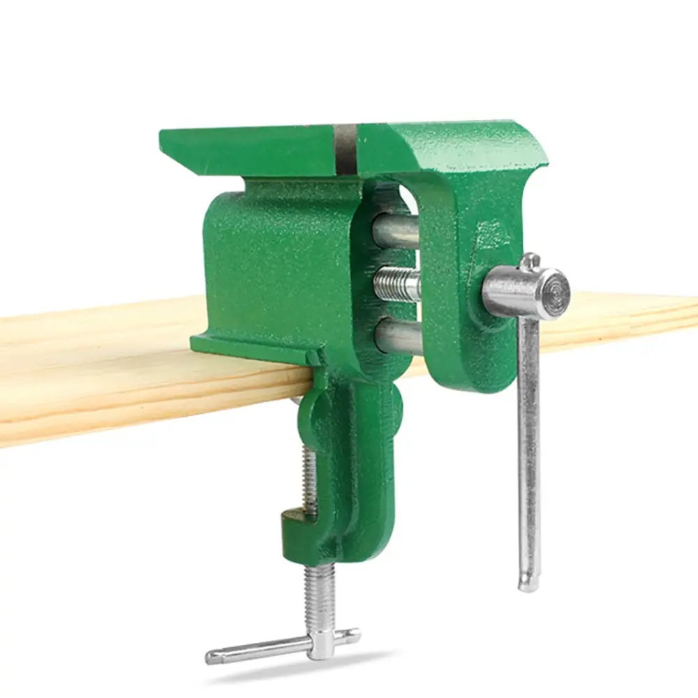 ตาราง Bench Vise Bench Vise Clamp Hobby Multifunctional Vise Clamp-On Bench Vise ขนาดใหญ่ Anvil Mini Hand อุปกรณ์