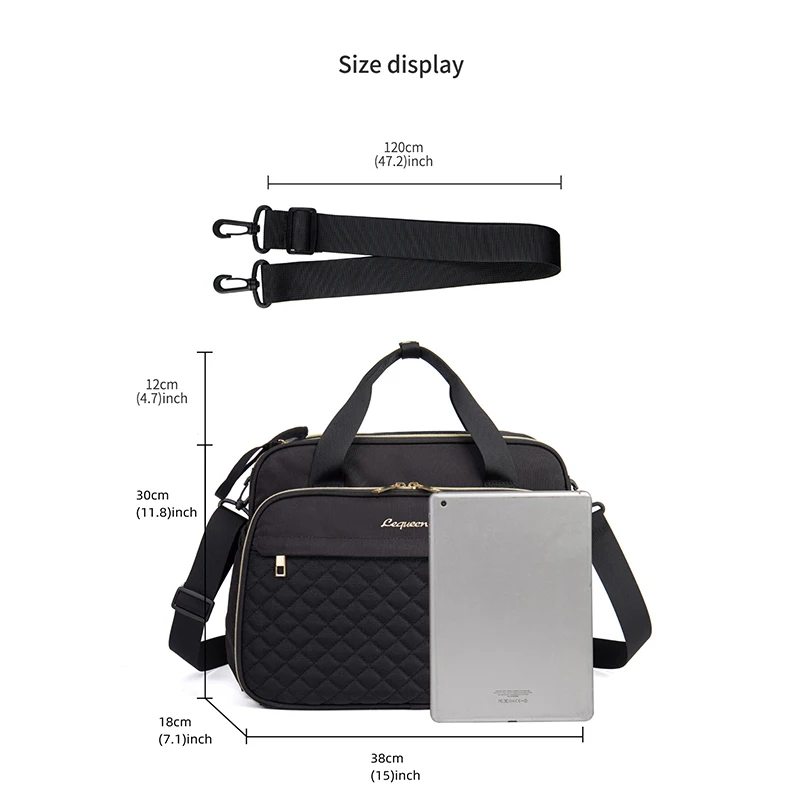 LEQUEEN Mommy Diaper Bag Large Capacity Bag for Mom Baby Stroller Bag Nappy Organizer Maternity Bags for Baby Mom Handbag
