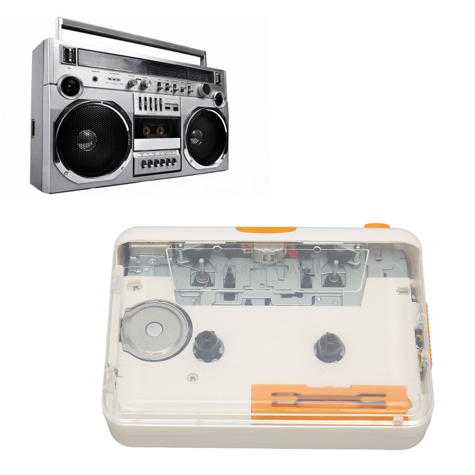 Usb Cassette Converter Plug En Play Draagbare Mp3 Muziek Tape Speler Met Oortelefoon Voor Ipod Pc