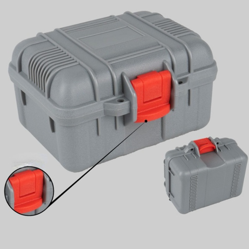 Caja de herramientas de PP de 125x112x70mm, caja de almacenamiento pequeña, caja de herramientas de piezas pequeñas, caja protectora portátil para reloj a prueba de humedad, herramienta con algodón
