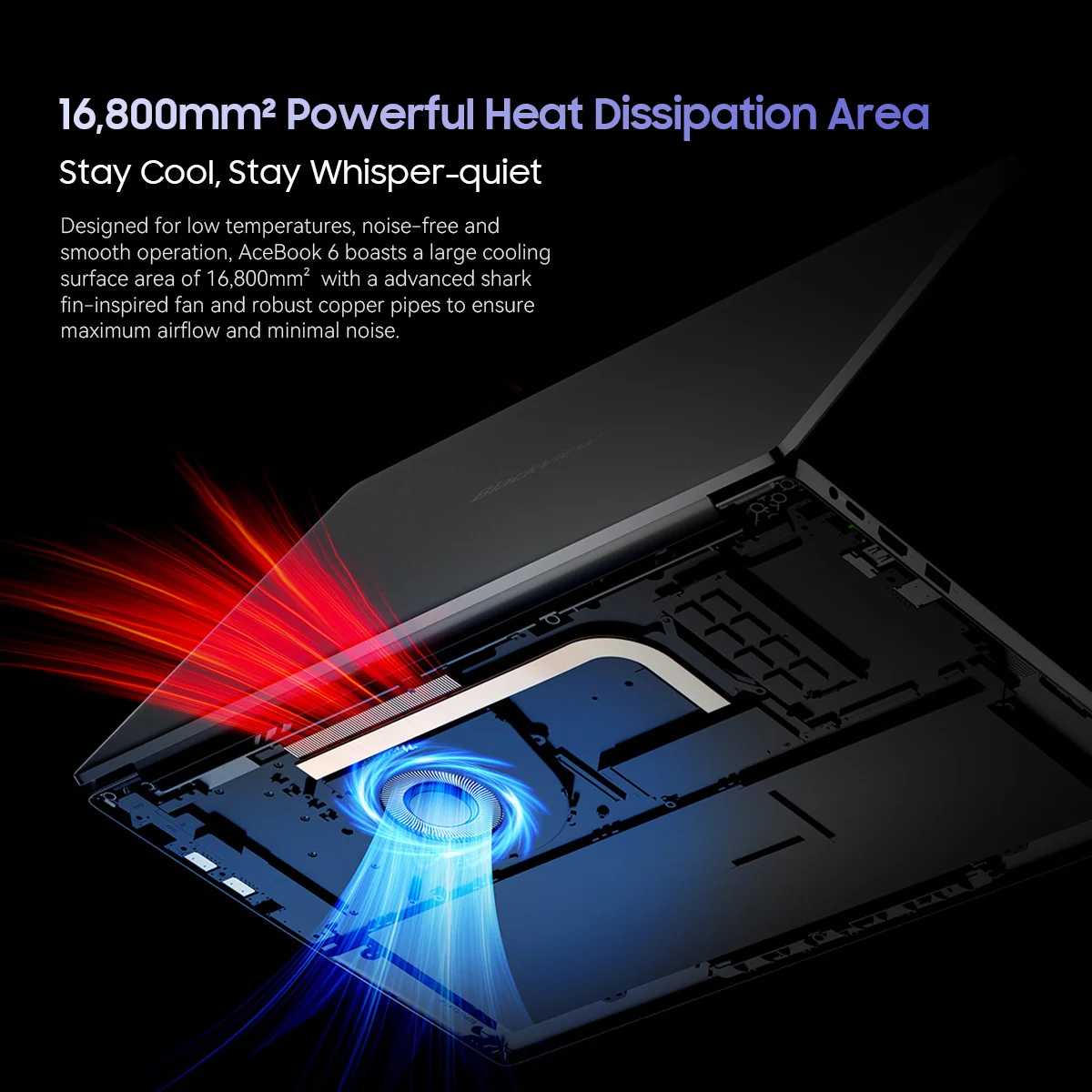 Blackview AceBook 6 Laptop 15.6'' FHD+ IPS Screen Intel Twin Lake N150 CPU 16GB DDR4 512GB SSD 36Wh Battery Windows 11 Notebook