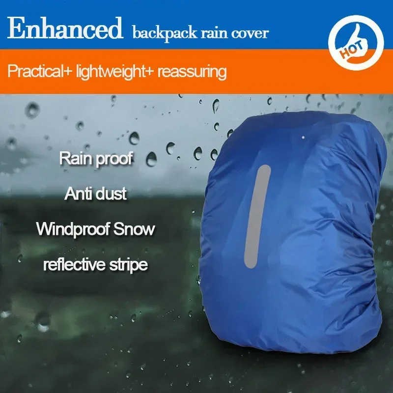 Waterproof Backpack Cover Ravel Safety Outdoor Backpack Cover Waterproof Rain Cap Cover
