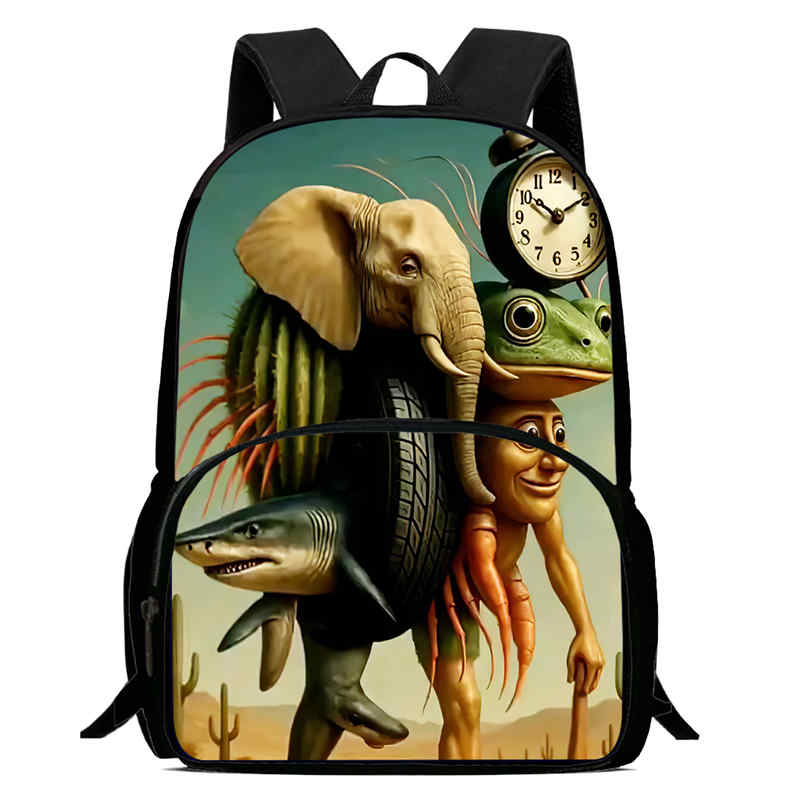 Sacs à dos Brainrot de dessin animé pour enfants, pour garçons et filles, étudiants, sacs d'école pour enfants, sac de rangement Durable de Camping de grande capacité