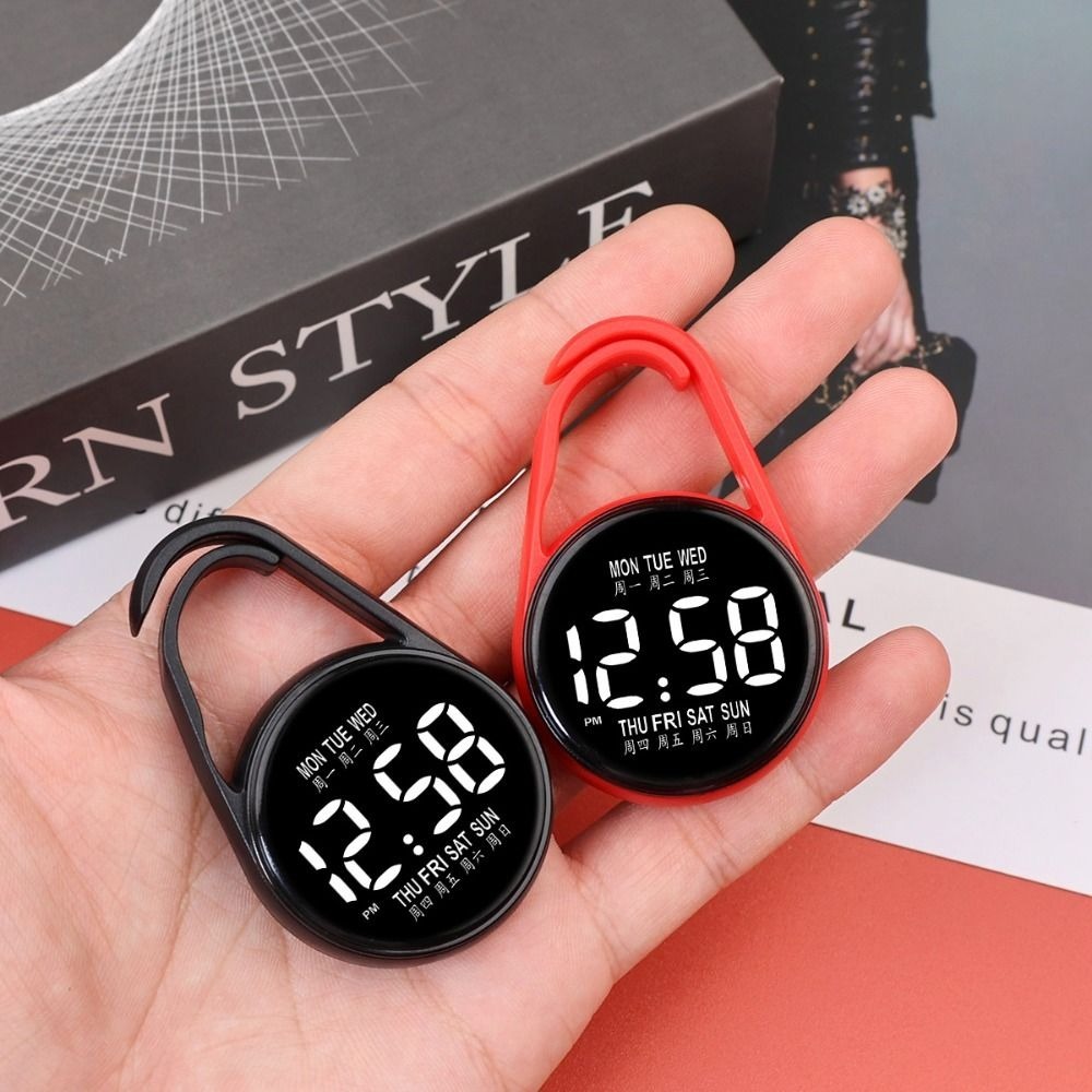 LED Electronic Hanging Watch Digital Display Portable Pocket Watch Waterproof Pocket Style Luminous Pocket Watch