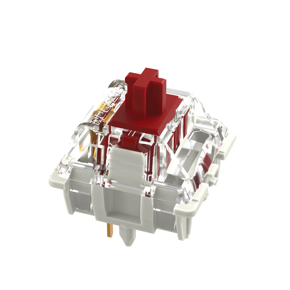 Gateron blanco amarillo plata Pro 2,0 V2 interruptor 3 pines RGB lineal táctil rojo marrón interruptores para teclado mecánico intercambiable en caliente