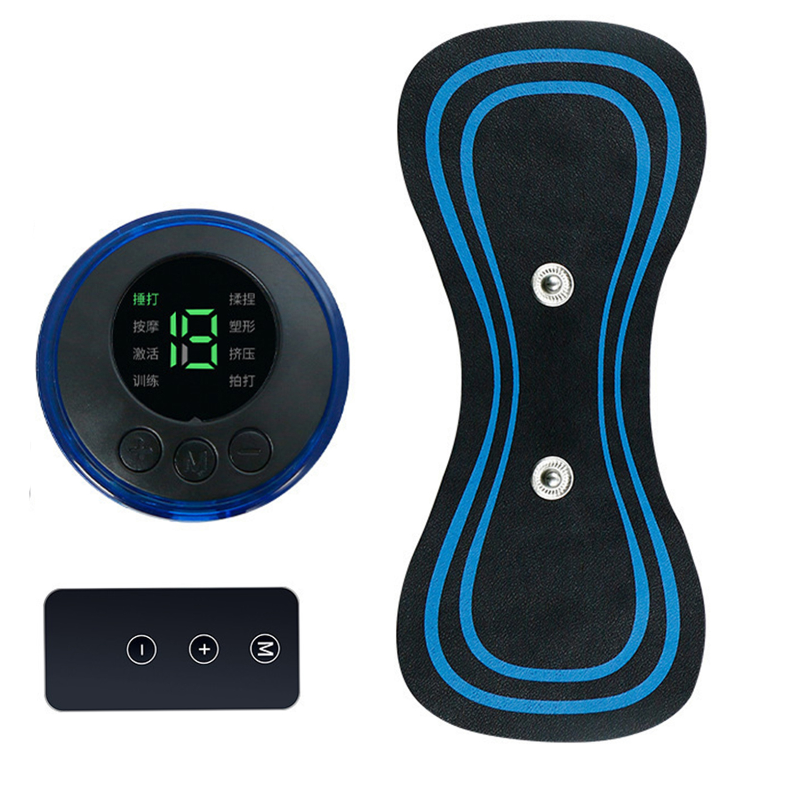 Almofada massageadora elétrica para pés, eletroestimulador, tapete de massagem ems, massageador muscular, relaxamento dos pés, fitness, carregamento usb