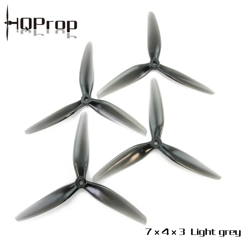 Nueva hélice de PC de 3 aspas HQPROP 7X4X3 7040 para RC FPV Freestyle 7 pulgadas de largo alcance LR7 Cinelifter Drones piezas de bricolaje