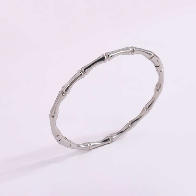 Bracelet en bambou en acier inoxydable pour filles, recherche chaude haut de gamme, nouveau design Ins, bracelet polyvalent, 1PC