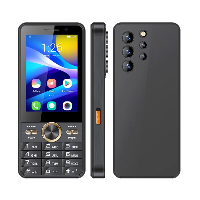 UNIWA HOPE XS24 3.5 Inch Touch Screen Keypad Phone Android 8.1 Dual SIM Quad Core 2GB+16GB 2500mAh 4G Cellphone Whatsapp GPS