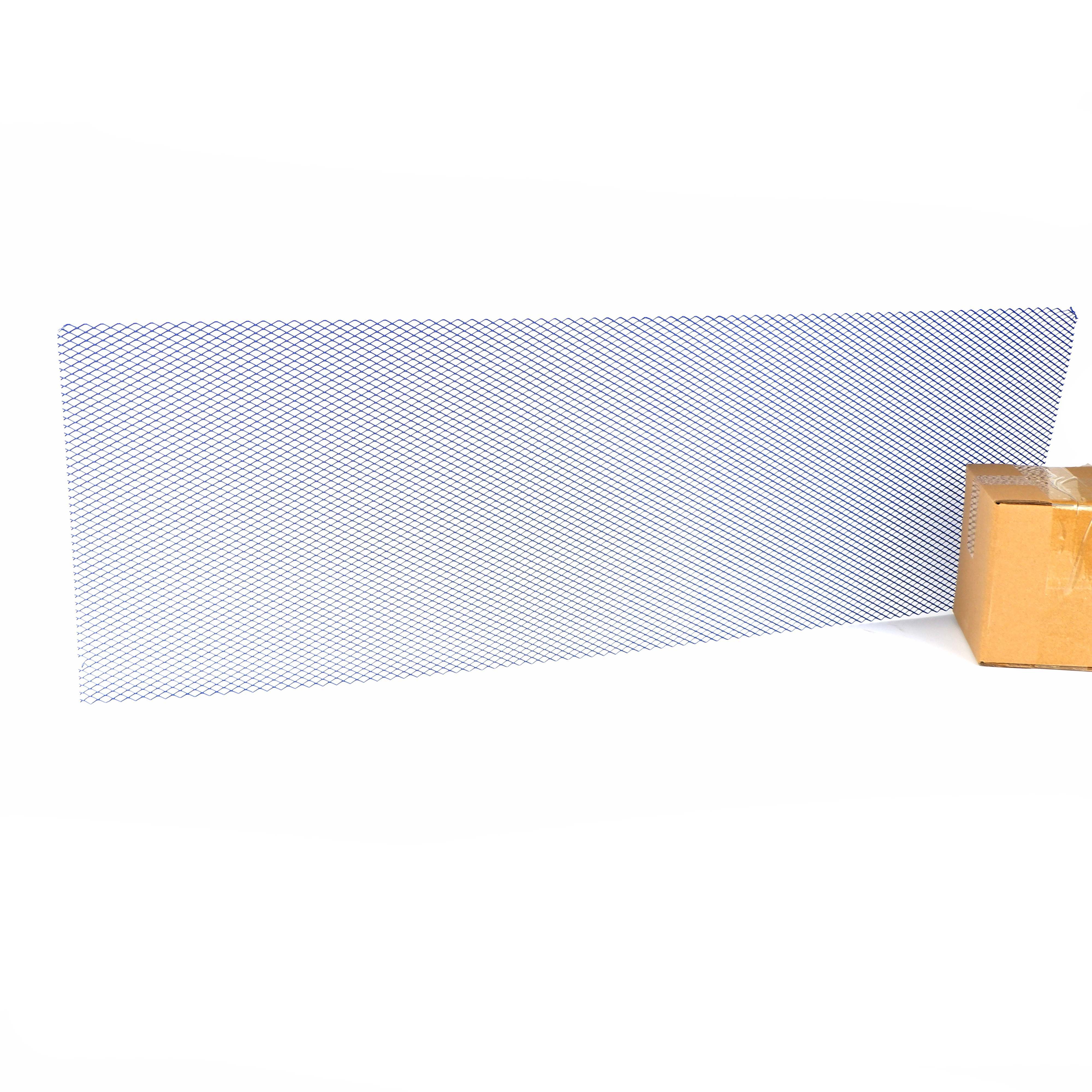 100 × 33 センチメートルアルミレーシングカーバンパーグリルグリルメッシュネットベントブラックシルバーレッドブルーチューニングユニバーサルプロテクター家庭菜園