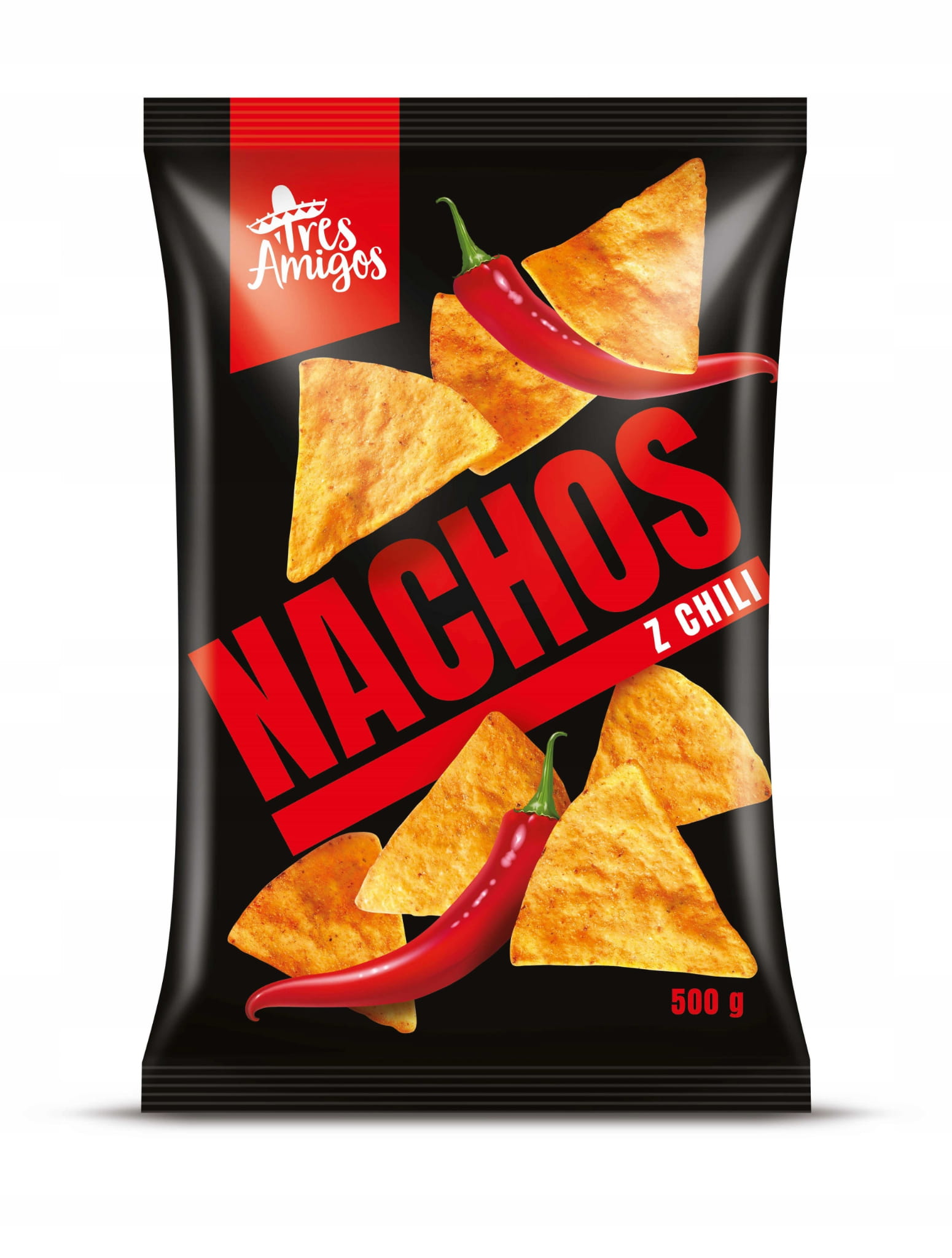 Nachosy scharf 500g-tres amigos