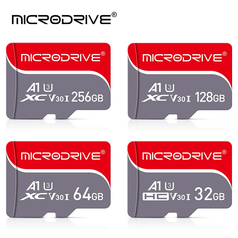 Memoria Flash De alta velocidad Mirco TF Tarjeta SD 256GB 128GB 64GB 32GB 16GB Clase 10 U3 Cartao De Memoria para Smartphone/PC