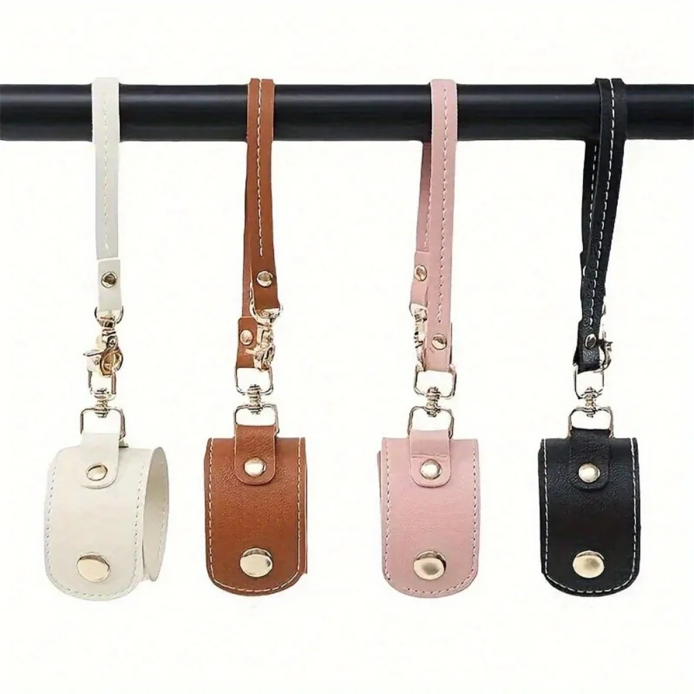 Vintage Leather Glove Holder Strap With Clasp Leather Towel Holder For Handbag Glove Strap For Hat Outdoor Camping Women