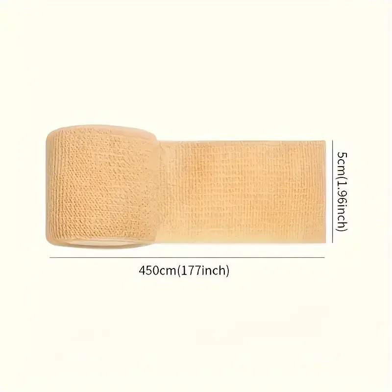 6pcs Self-Adhering BANDAGE Fixing BANDAGE ผ้าพันแผลสัตว์มือฉีกขาดผ้าพันแผลยืดหยุ่นกันน้ําสําหรับสัตว์เลี้ยง 5 ซม.X 4.5 M