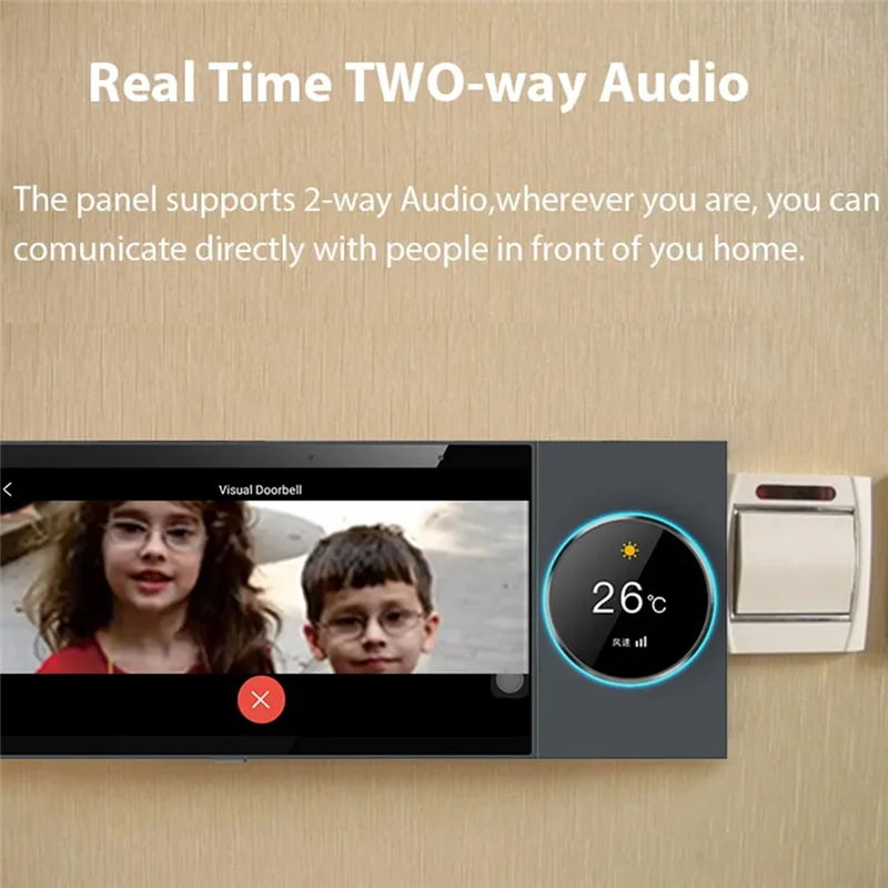 Панельное управление Tuya, Wi-Fi, устройства Zigbee, шлюз Tuya Zigbee, встроенная 6-дюймовая N-размахлированная панель управления Tuya для умного дома