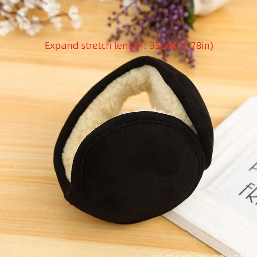 Windproof Winter Stuffed Fleece Simple Unisex Thick Earwarmer Man Earmuff Ear Cover Female Ear Flap