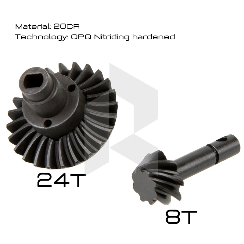 Roda gigi poros gandar Portal Overdrive keras RhinoRC baru 2024 untuk as roda Offset Capra Axles CNC Kit Upgrade penuh