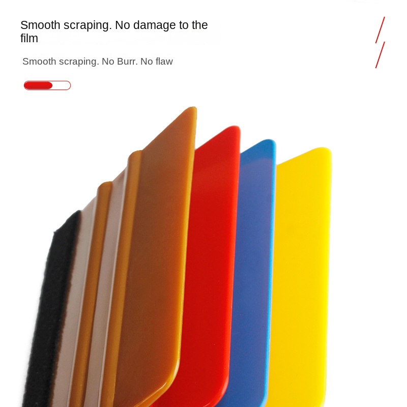 1 PC Felt EDGE ไม้กวาด 4 นิ้วรถไวนิล Scraper จัดแต่งทรงผมไวนิลห่อไม้พายเครื่องมือ Scratch ฟรีไม้กวาดสติ๊กเกอร์ติดผนังนุ่มนวล