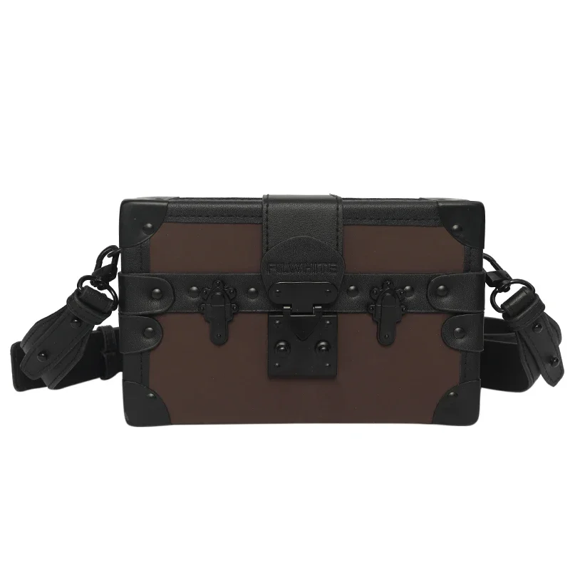 2025 New Men's PU Fashion Crossbody Bag Outdoor Leisure Shoulder Bag Same Style Couple Bag Colorful Design Light Luxury Сумка