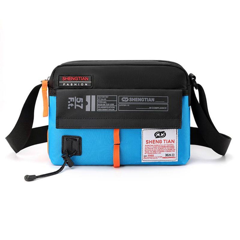 Сумка через плечо цветная нейлоновая повседневная мужская сумка через плечо многофункциональный кошелек с несколькими карманами