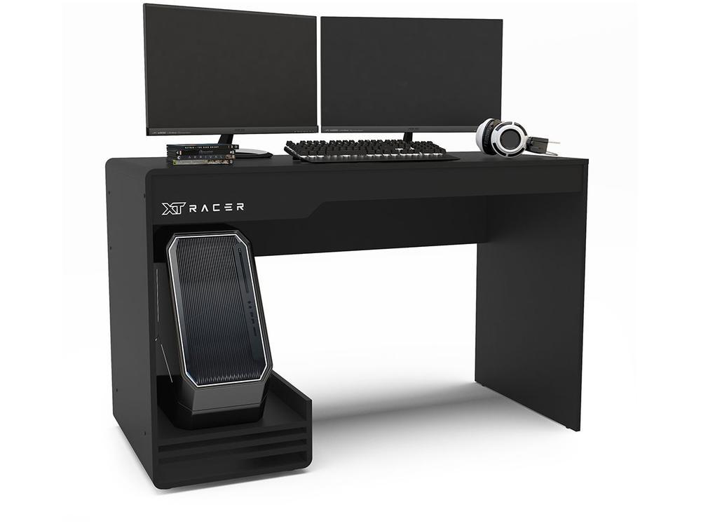 Mesa Gamer XT Racer Line Preto e Branco