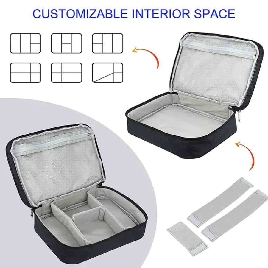Fashion Solid Color Makeup Bag Large Capacity Travel Cosmetic Organizer Portable Toiletry Bag for Women