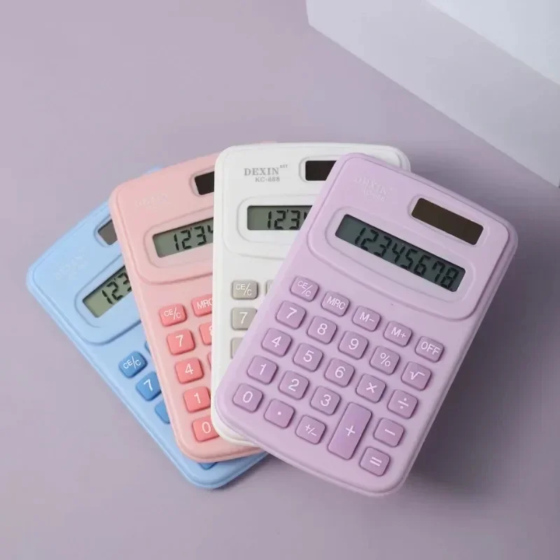 Mini-Rechner Silent Calculator Mini Edition Lern assistent tragbarer Rechner zurück zu Schul material Schüler/Finanzen