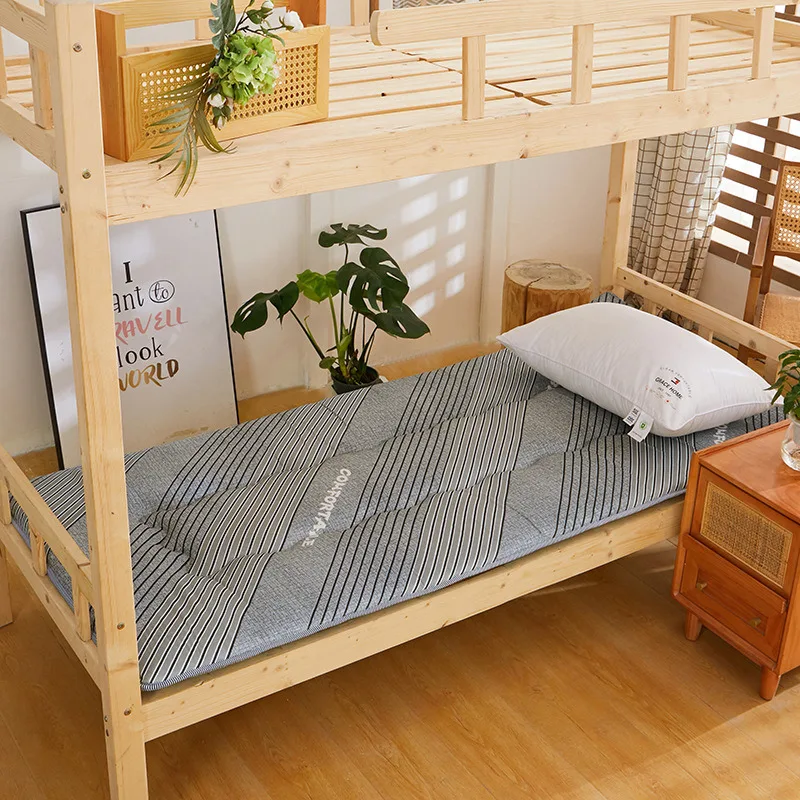 Dormitory Single Foldable Thick Mattress Tatami Mats  Comfortable And Breathable Soft Cushion