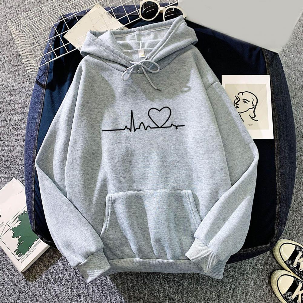 Nữ Y2k Áo Khoác Hoodie Thu Đông Mới Tricolor Colorblock Chữ In Hình Vòng Tròn Cổ Mi Áo Thun Cổ Áo Len