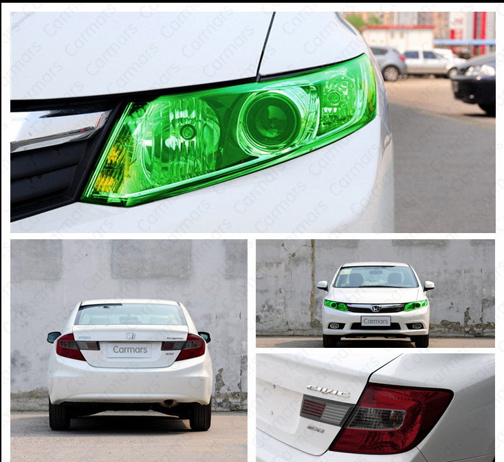 Luz de motocicleta, luz trasera, estilo, película protectora impermeable de vinilo, accesorios adhesivos para coche, tinte de película de PVC, nuevo