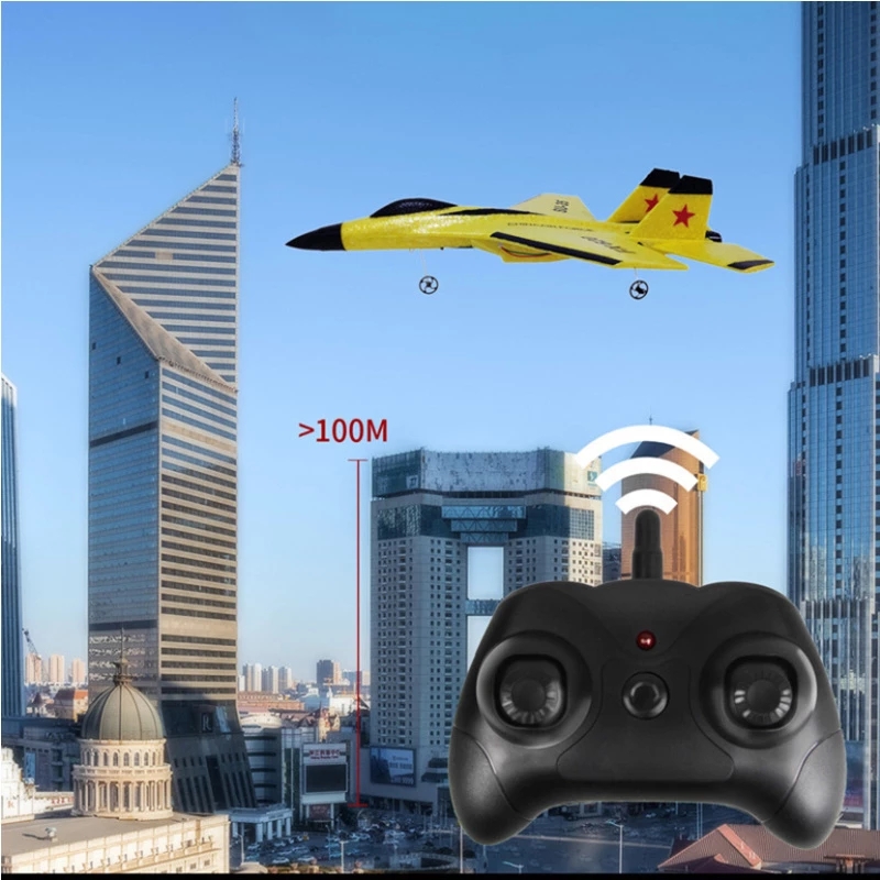 Su35 rc avião fx620 fx820 2.4g controle remoto modelo voador planador avião com luzes led aeronaves brinquedos de espuma para crianças presentes