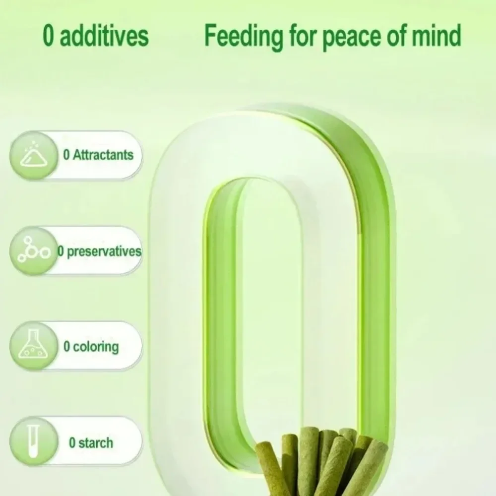 6PCs Natural Cat Sticks Mint Scratching Biting Excitement Sticks Silver Vine Cat Teeth Cleaning and Treatment Cat Toys